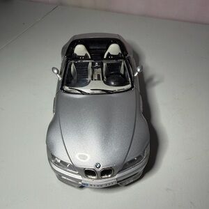 1996 BMW M ROADSTER SILVER  BBURAGO 1:18 OPENING HOOD DOORS & TRUNK